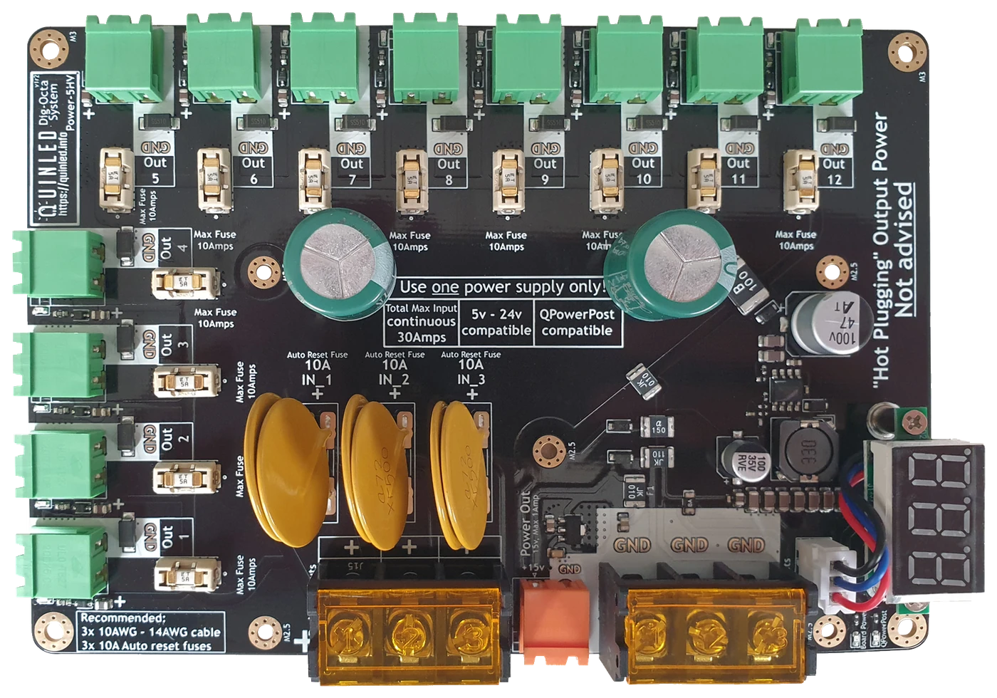 Dig-Octa Power-5HV high-voltage powerboard